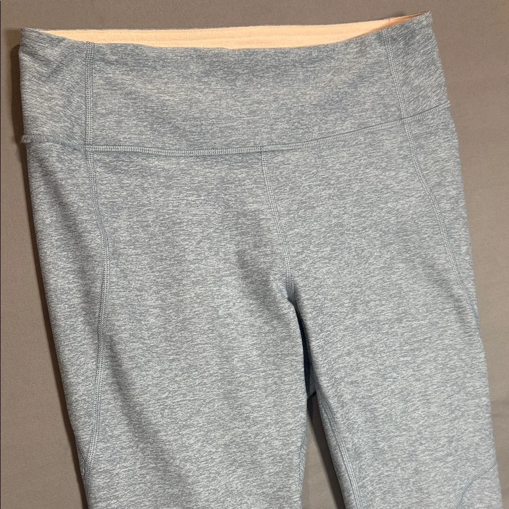 Outdoor Voices Colorblock High-Rise Leggings Blue‎ Peach Sz M